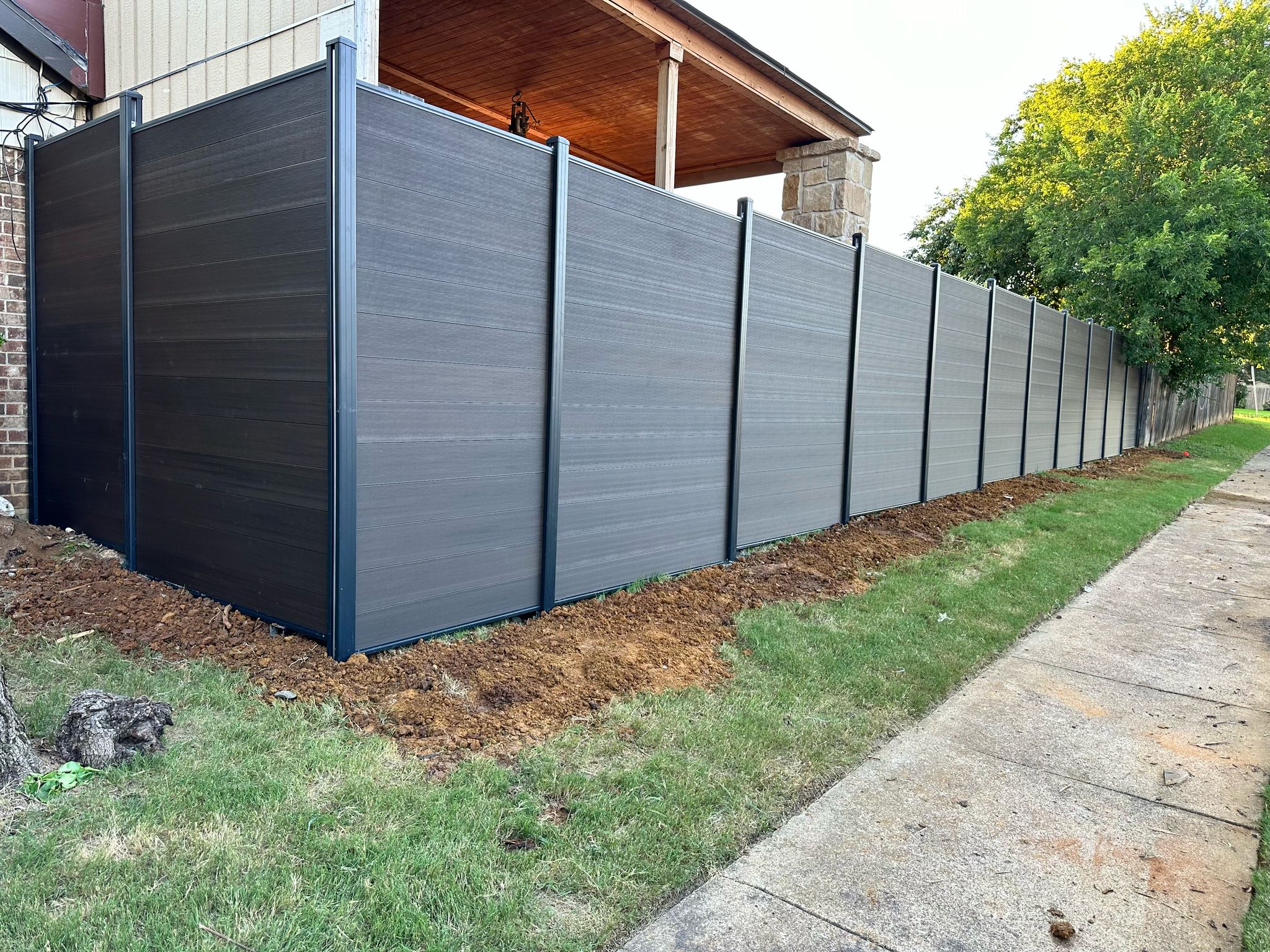 WPC Composite Fence for Noise Reduction in Fulshear TX - Image 7
